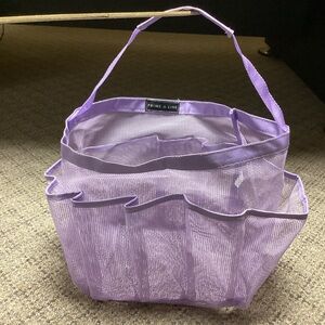 Prime Line Purple Mesh Shower Caddy